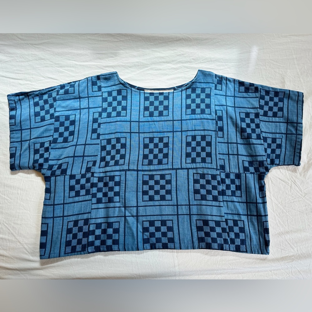 ACE & JIG | Women’s blue Atlantis top 1x